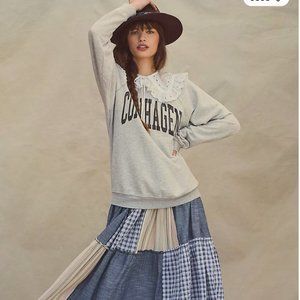 Free People Classic Crew Sweatshirt- Copenhagen